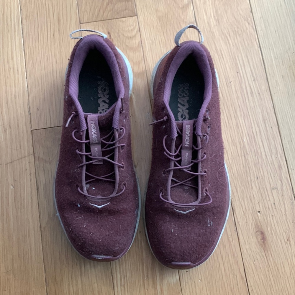 Hoka Women's Athletic Shoes in Burgundy